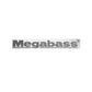 カッティングステッカー Megabass 30cm シルバー