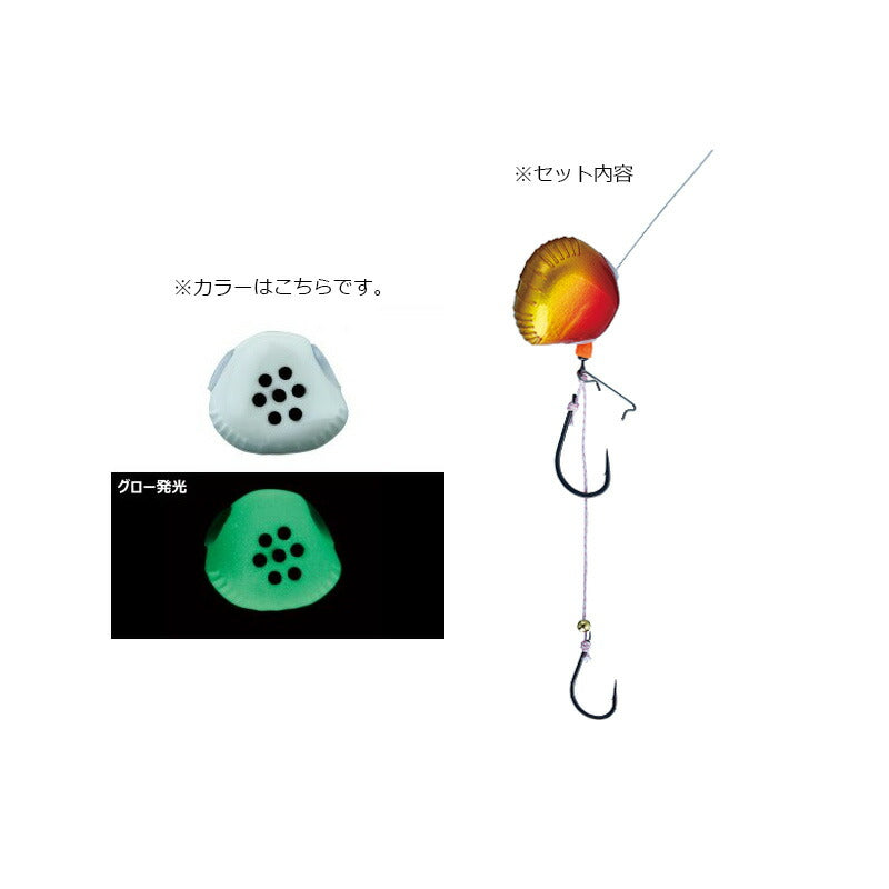 19-372 桜幻 遊動鯛テンヤ 100g(27号)