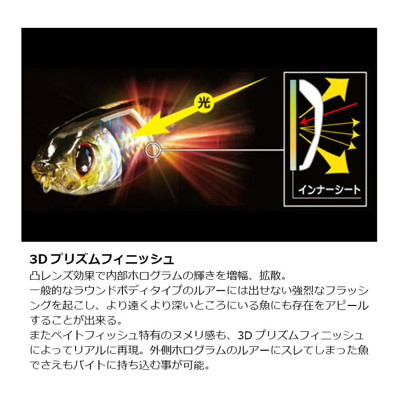 3Dインショアトップノックペンシル 125mm
