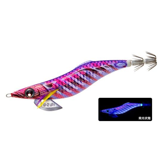 アオリーQ フィンエース 3.0号 ケイムラレッドパープル(モンスターマスター)