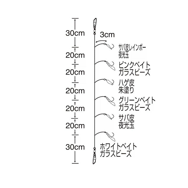 X-007 ボウズのがれ 好き嫌いなしサビキ