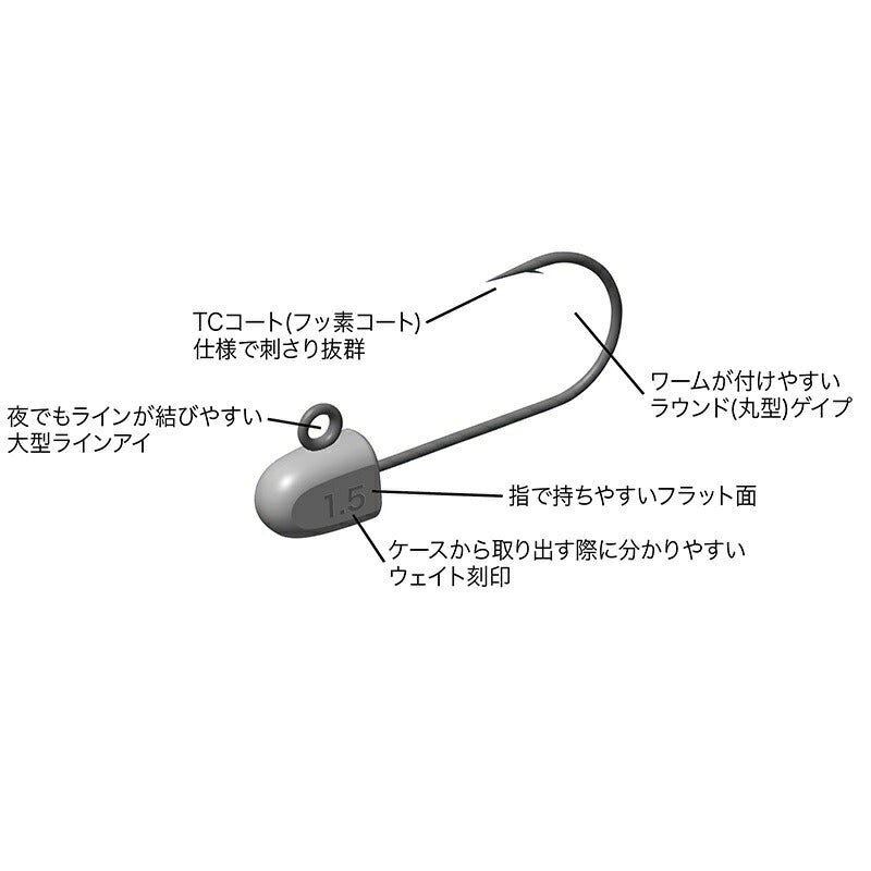 J311 ジャコヘッドTG M(#6) 3.0g