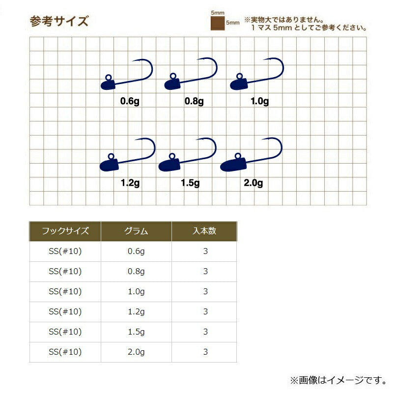 J313 ジャコヘッドTG SS(#10) 2.0g