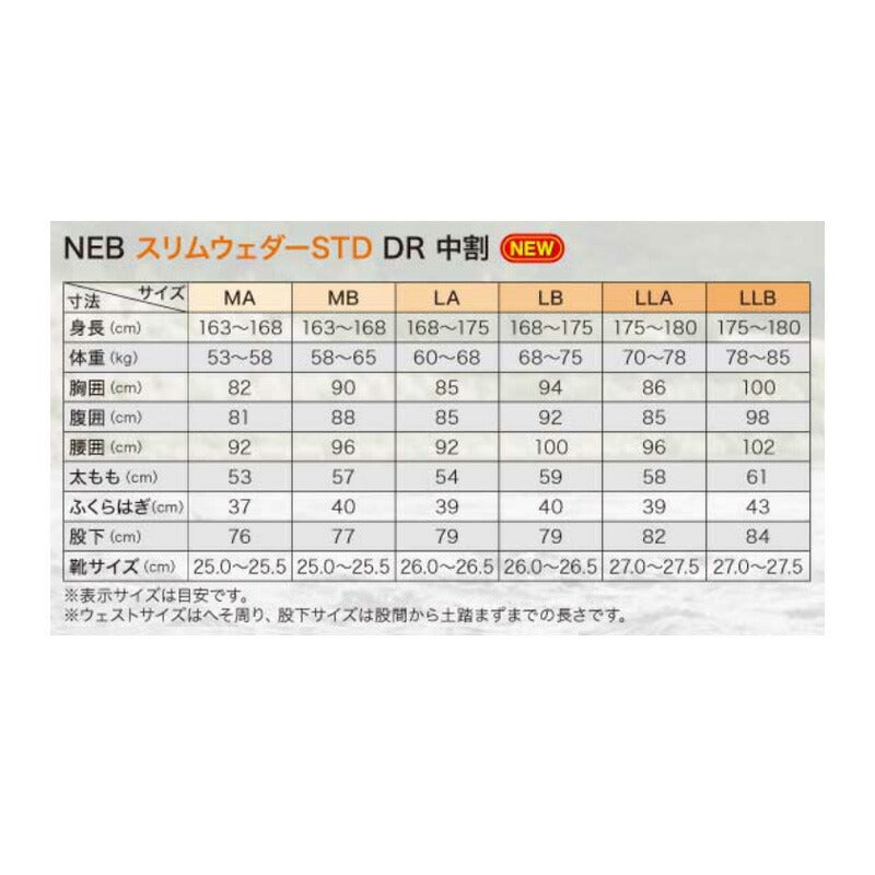 SW-106DR NEB スリムウェダーSTD DR 中割
