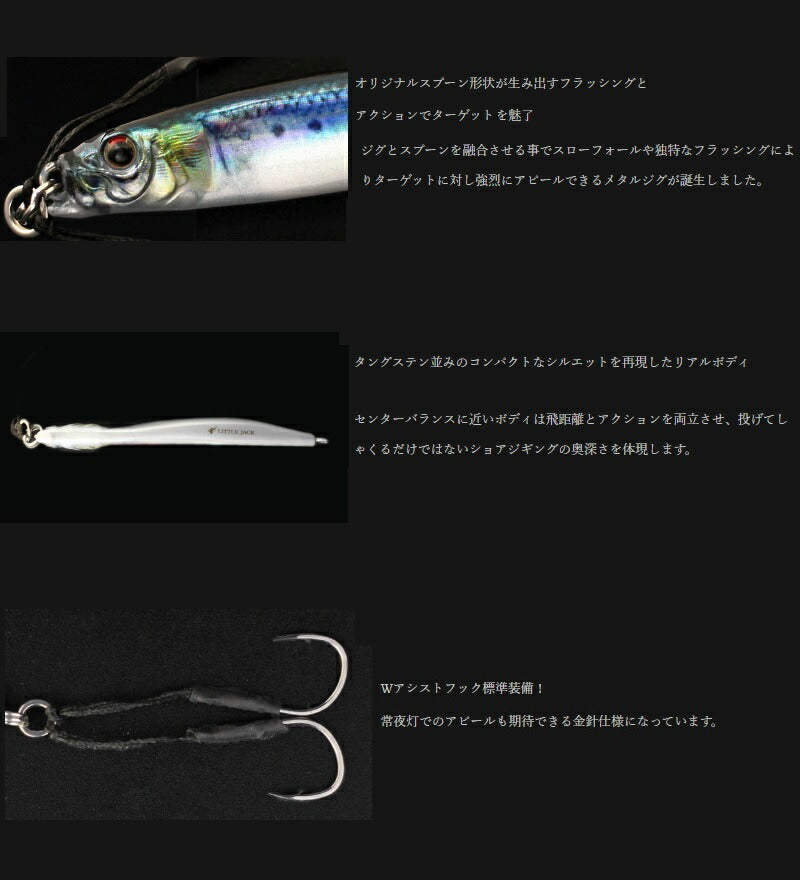 メタルアディクト タイプ01 60g #SP01 鯖カラー(FRENCH MACKEREL)