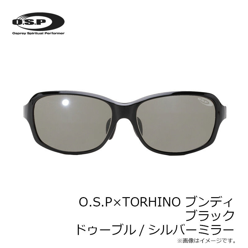 O.S.P×TORHINO ポラライズド サングラス BUNDI ブンディ ブラック ドゥーブルシルバーミラー
