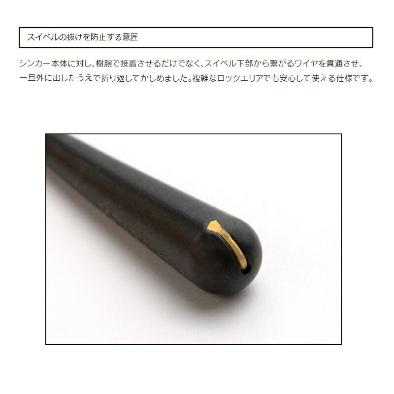 タングステンドロップショット スリムウエイト 3/16oz (5.4g)