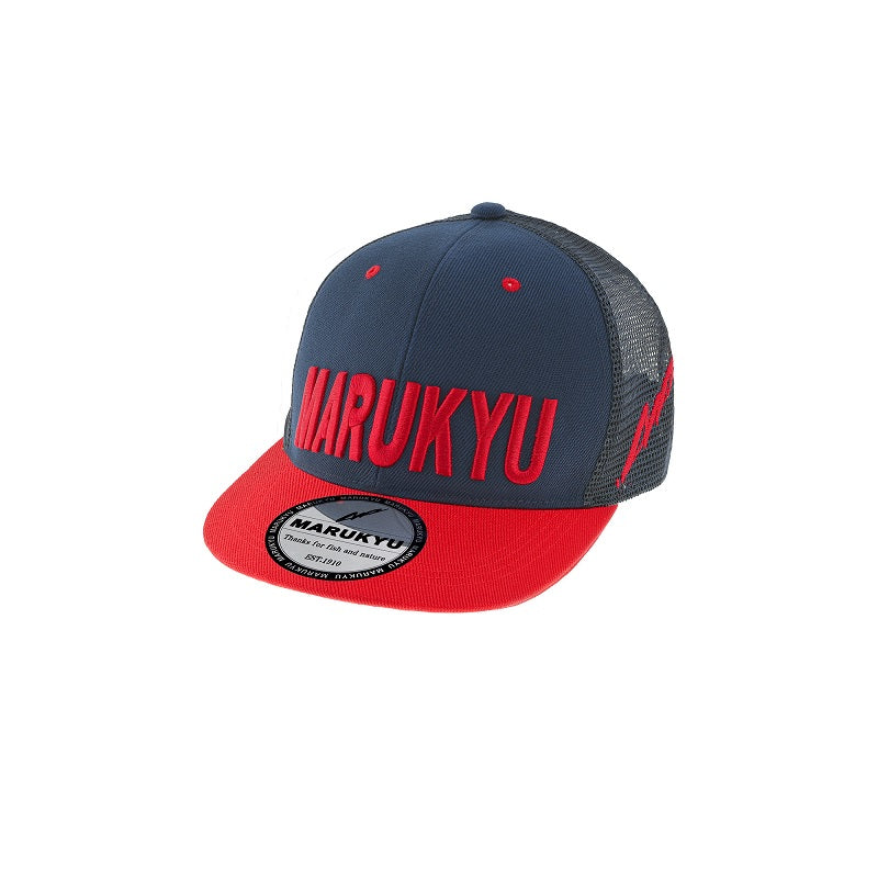 マルキューフラットバイザーメッシュキャップ01