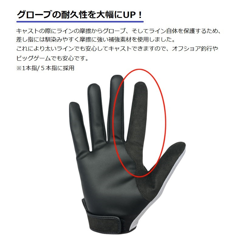 ハイグリップパワーグローブ5本指 Gloves -5 fingers