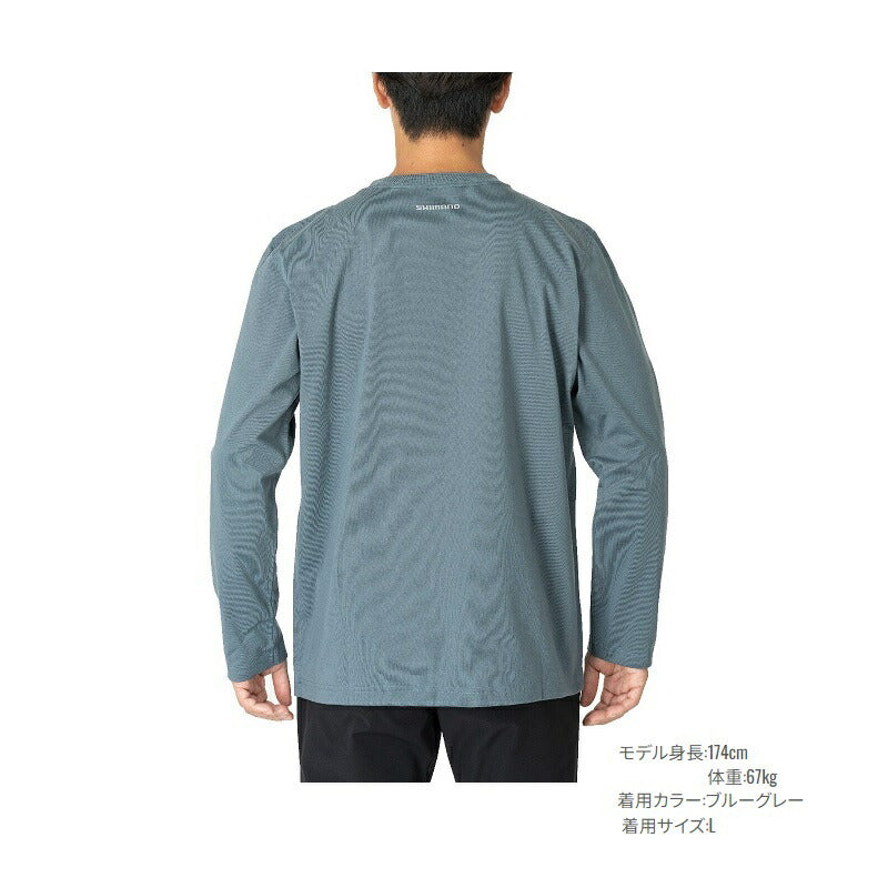 【一部商品在庫限り特価】SH-022W ドライロゴTシャツ ロングスリーブ