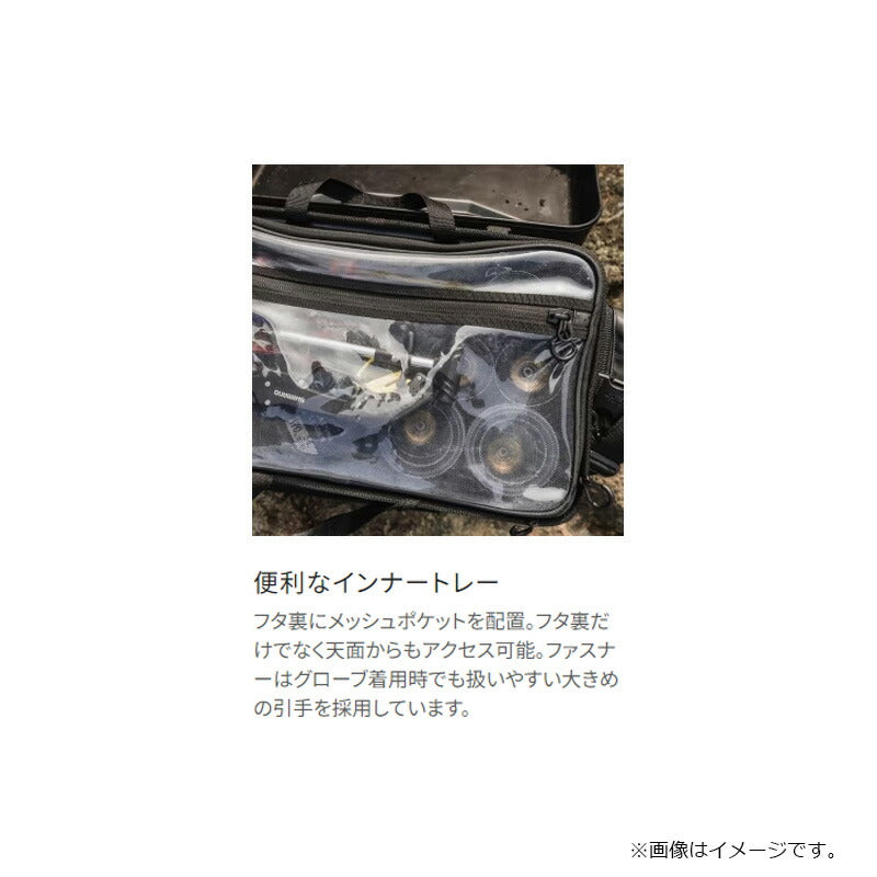 BA-201X ロックショア タフタックルバッグ 25L ブラック