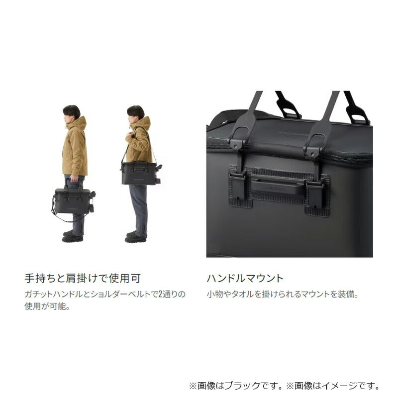 BK-021W ロッドレスト タックルバッグ (レスト2/ハードタイプ) 27L ブラック