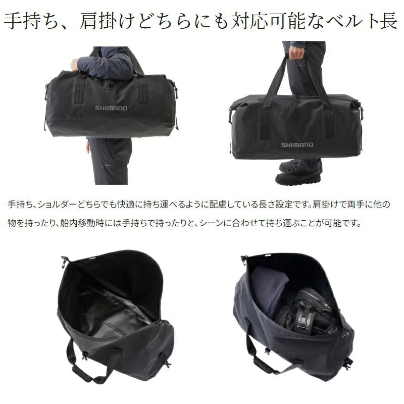 BA-025W ドライロールアップダッフル M クールグレー