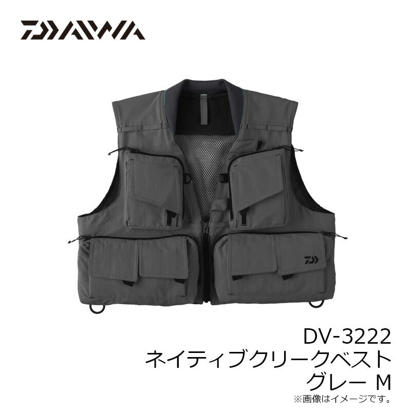DV-3222 ネイティブクリークベスト グレー M