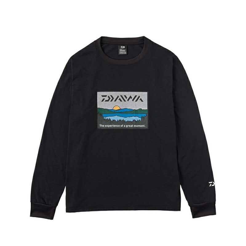 DE-6724 フィッシングネットロングTシャツ レイクサイド ブラック