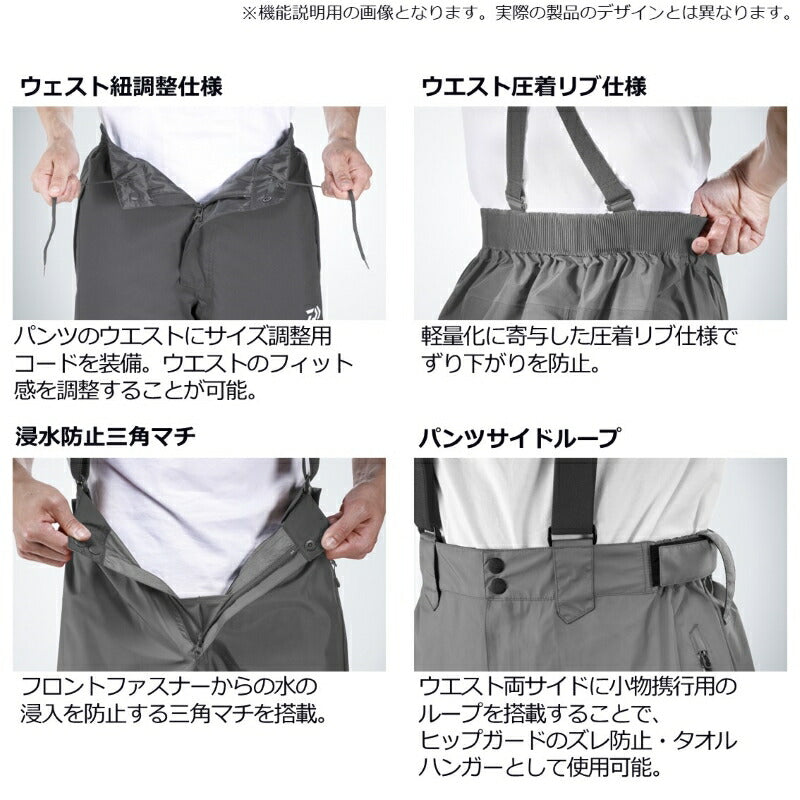 DR-1023T トーナメント ゴアテックスプロ コンビアップレインスーツ