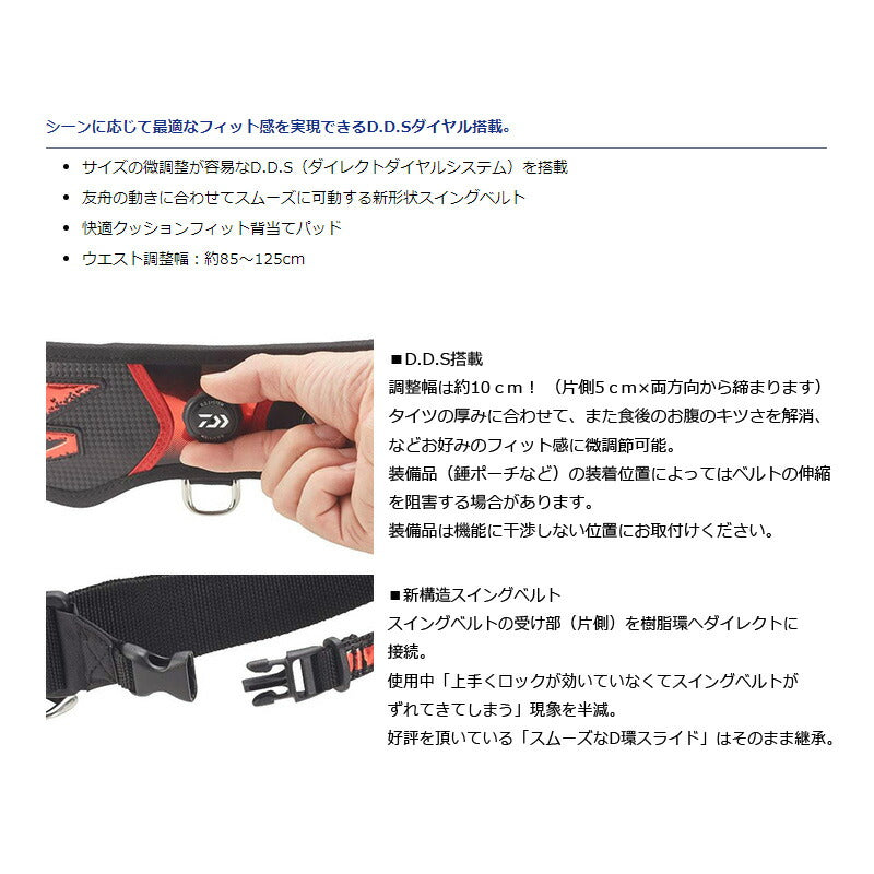 鮎ベルト DA-3020 SP レッド