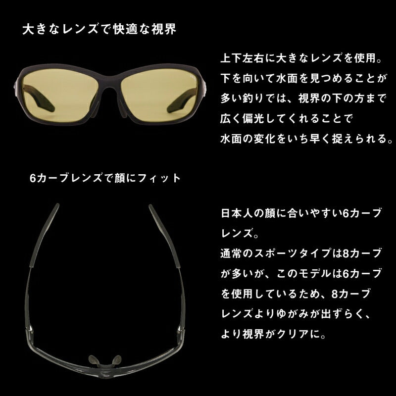 TLX 023 タレックス 偏光グラス イーズグリーン
