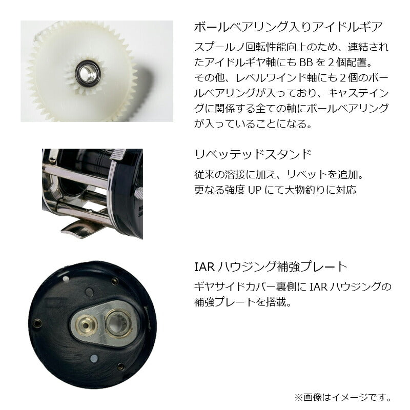 アンバサダー AMBASSADEUR 5501 Striper Black