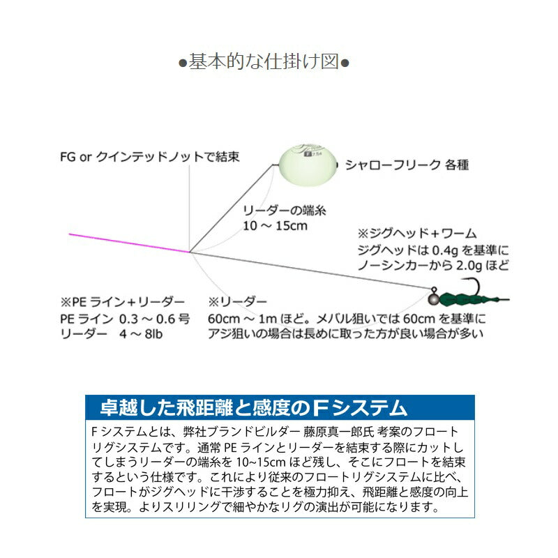 シャローフリーク F(ホワイトグロー) 15.0g