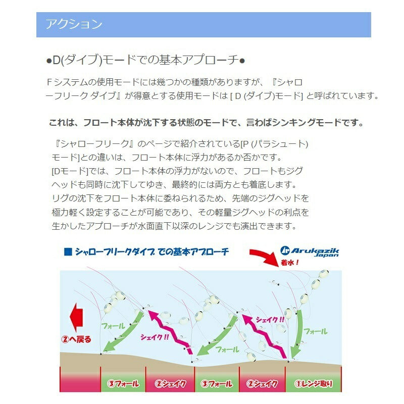 シャローフリーク Dive(ホワイトグロー) D-11.7g