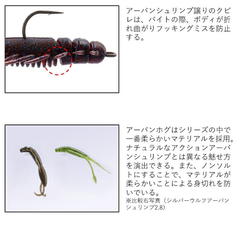 シルバーウルフ アーバンホグ 2.9インチ