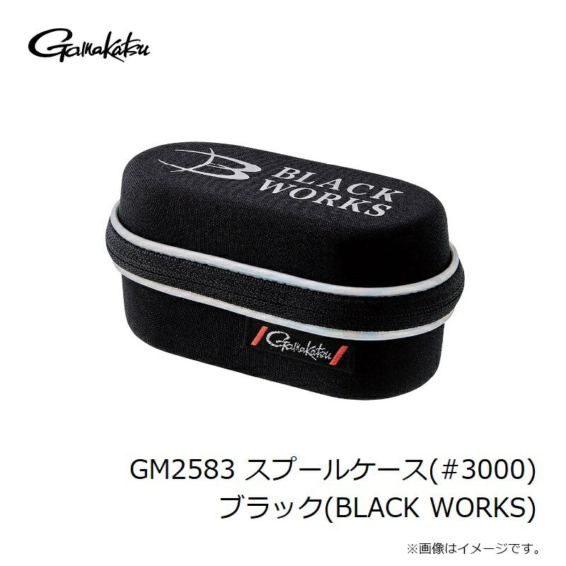 GM2583 スプールケース #3000 ブラック(BLACK WORKS)