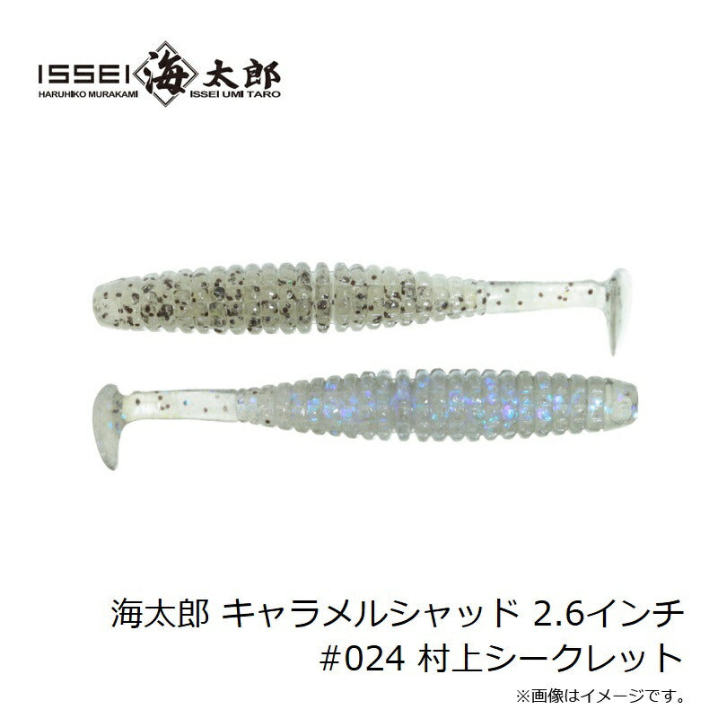 海太郎 キャラメルシャッド 2.6インチ