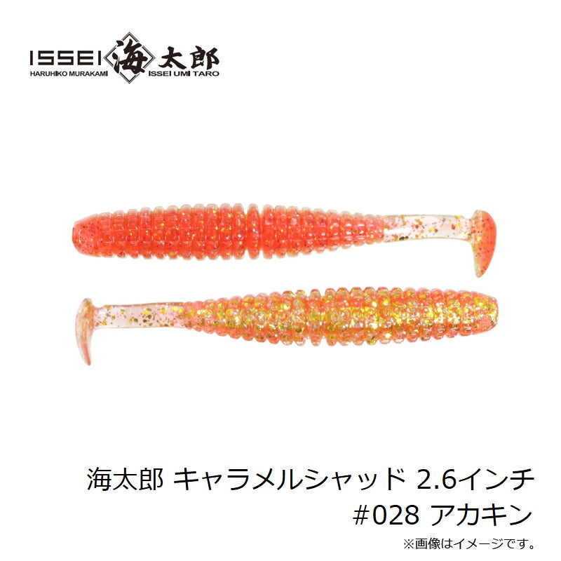 海太郎 キャラメルシャッド 2.6インチ
