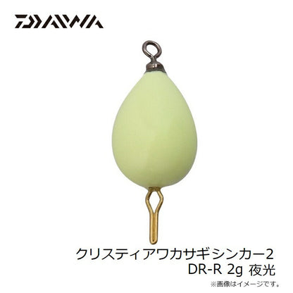クリスティア ワカサギシンカー II DR-R 夜光