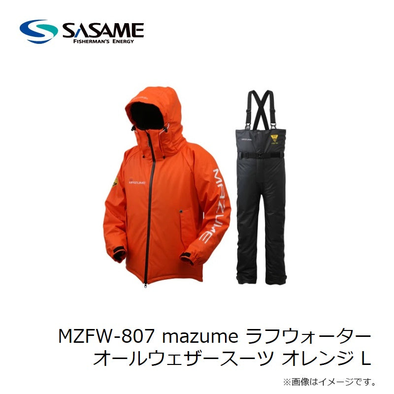 MZFW-807 mazume ラフウォーターオールウェザースーツ L オレンジ