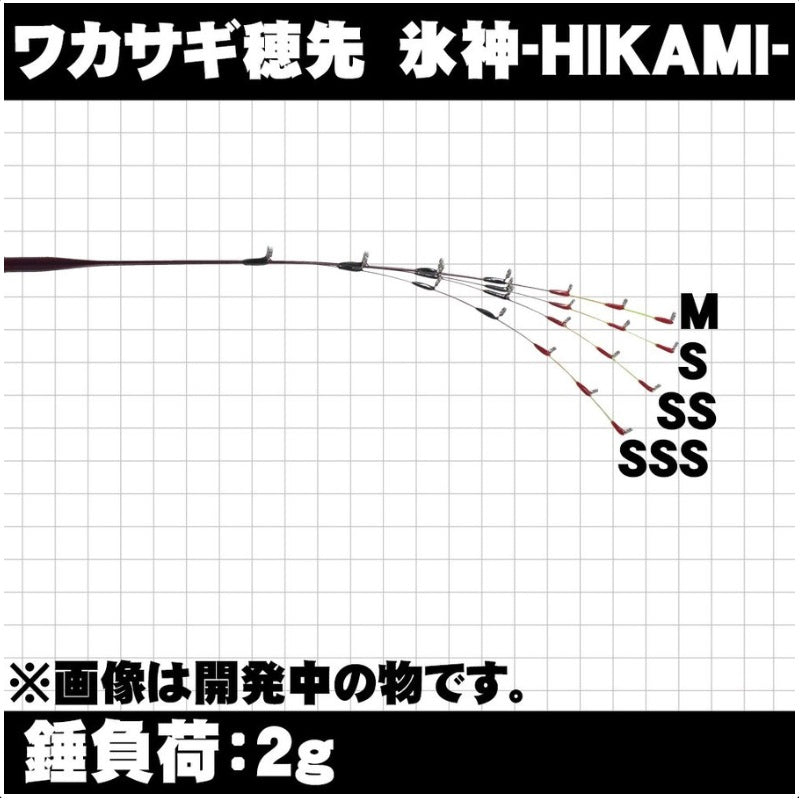 【在庫限り特価】ワカサギ穂先 氷神 32cm S