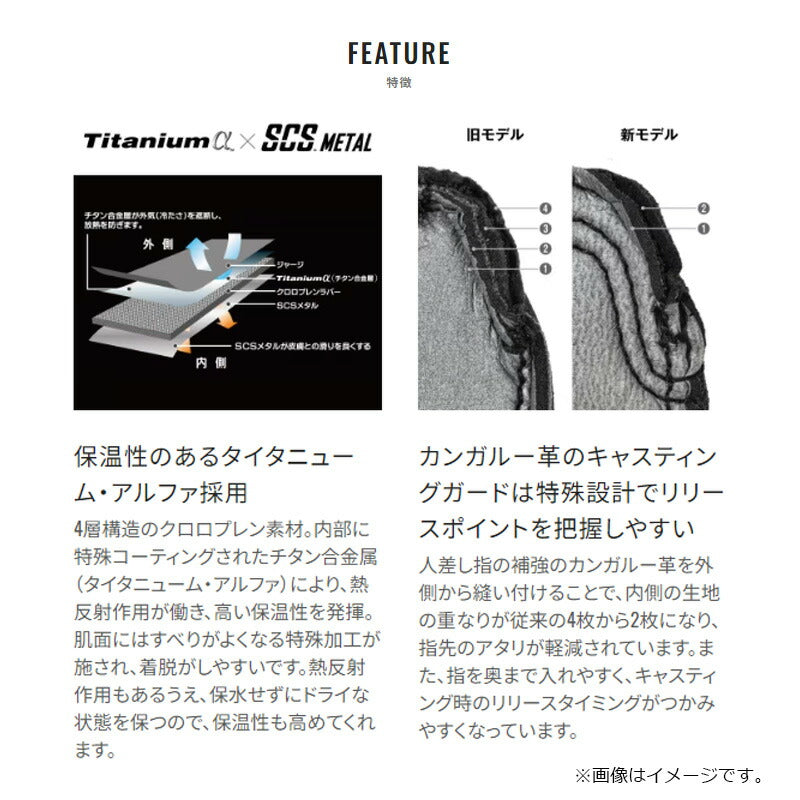 GL-010X 05 オシア タイタニューム・アルファ グローブ