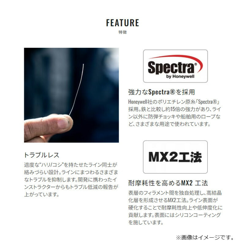 LD-M58X ハードブル8+ 150m スティールグレイ