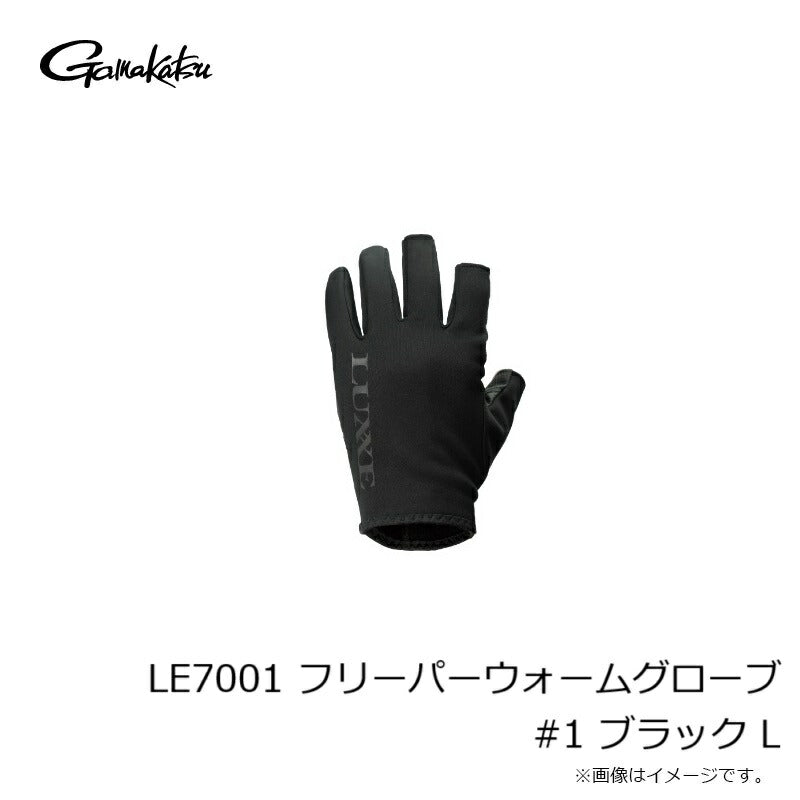 LE7001 フリーパーウォームグローブ L #1 ブラック