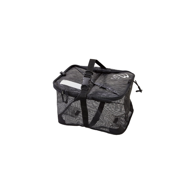 GM2543 活かしメッシュバッカン 40cm ブラック(BLACK WORKS)