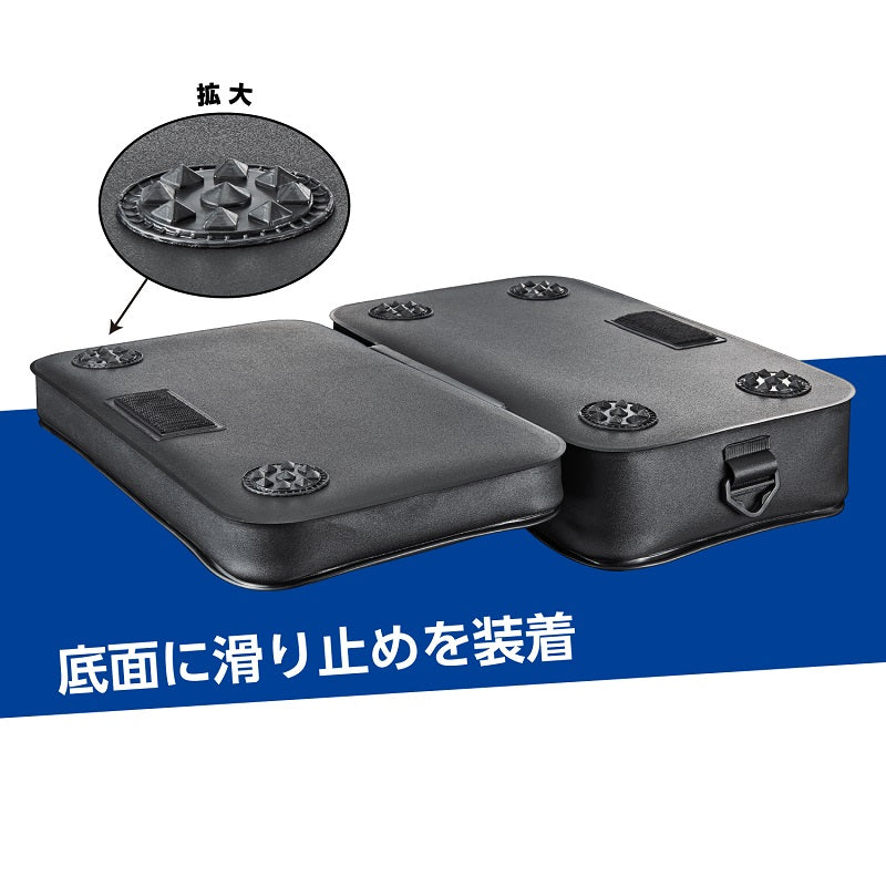 VARIVAS 折りたたみクッション VABA-101 黒 VABA-101 折りたたみクッション 42cm ブラック – つり具のBunBun.com