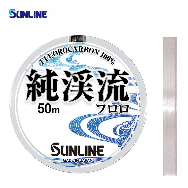 純渓流フロロ 50m 0.8号 クリア