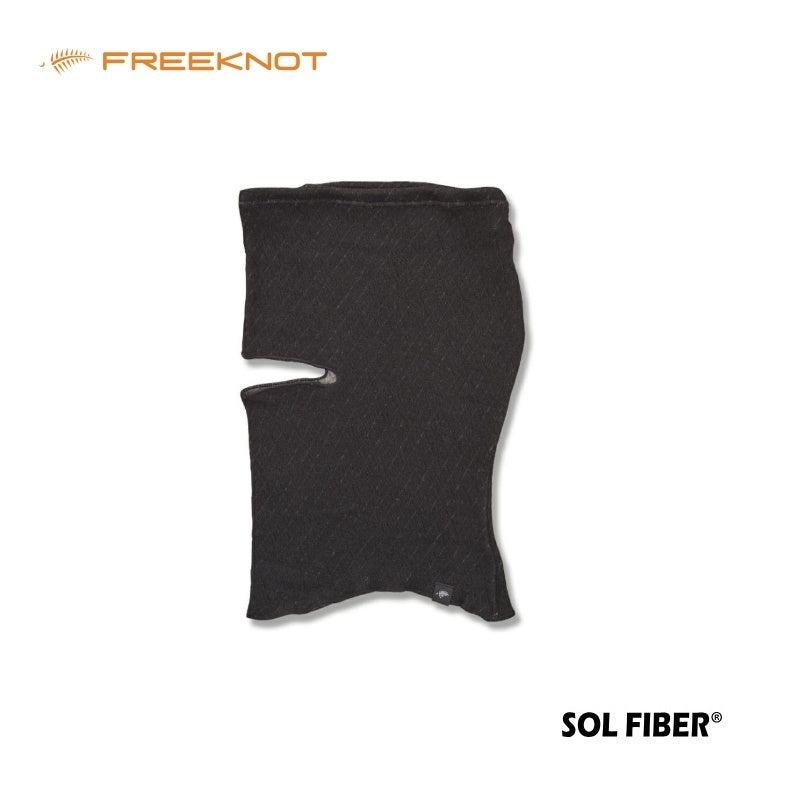 Y3613 SOLFIBERレイヤーテック 2wayネックウォーマー 90 ブラック F