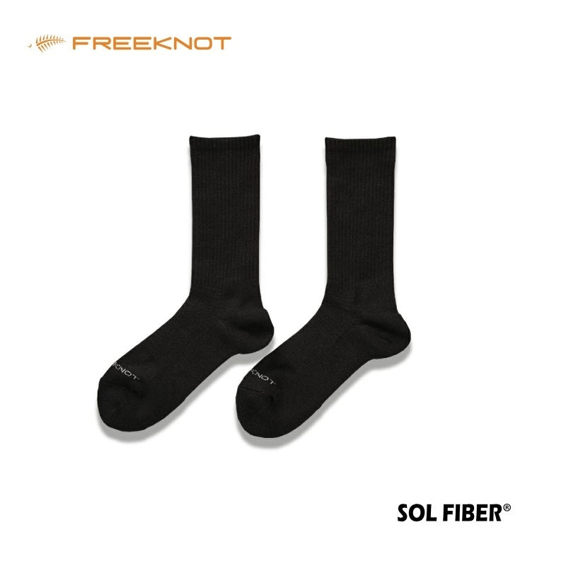 Y5145 SOLFIBERレイヤーテック ミドルソックス 先丸