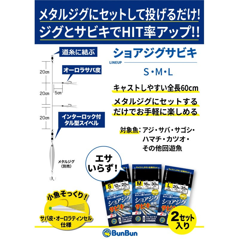 ショアジグサビキ