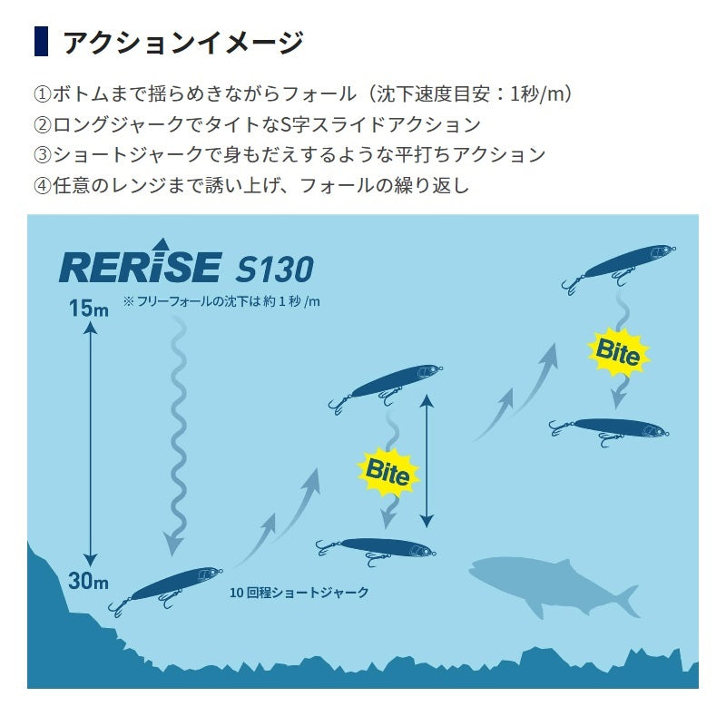 【在庫限り特価】 リライズ S130 B02D 血みどろイワシ