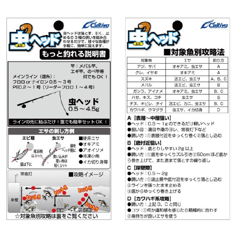 JH-89 虫ヘッド 6g