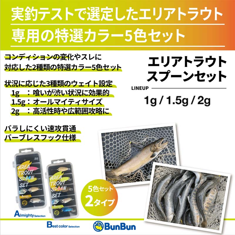 エリアトラウトスプーンセット A