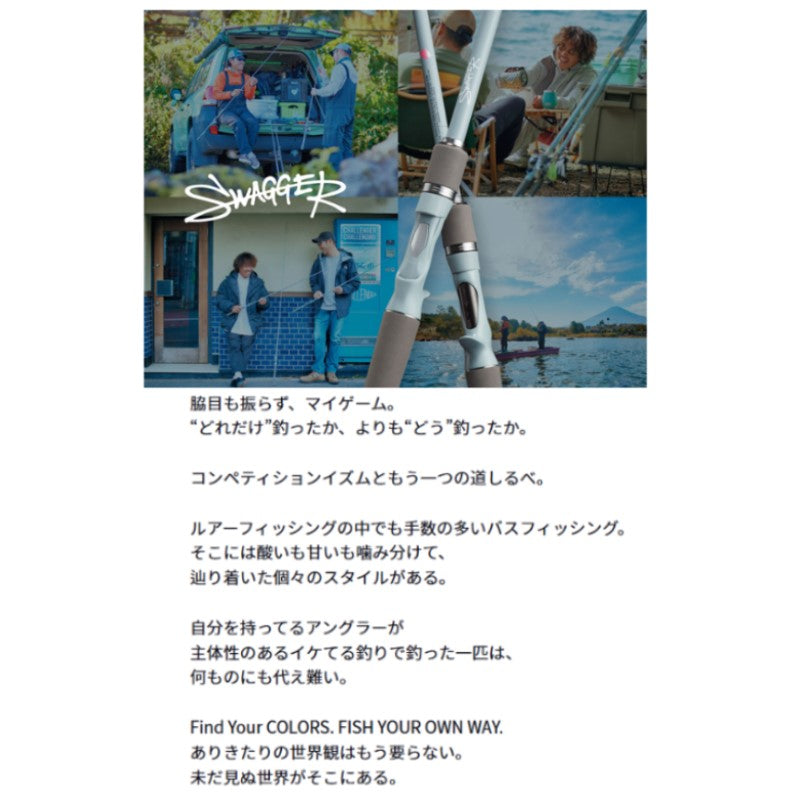 ダイワ スワッガー C66M-5 ダイワ バスロッド スワッガー C66ML-LM(ベイト グリップ
