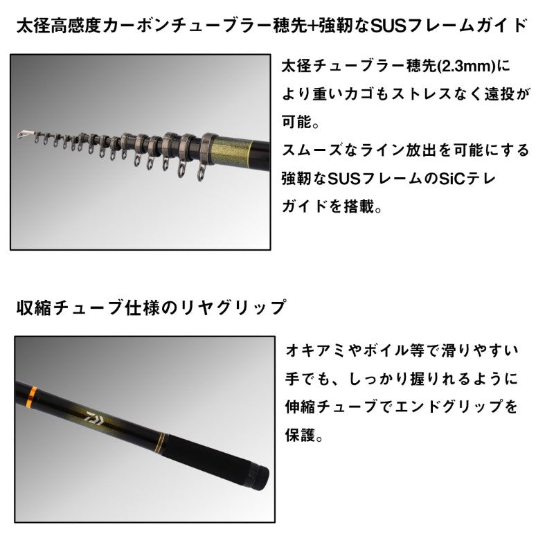 剛弓マダイ　泳がせ　スルルー　フカセ　カゴ釣り 25 剛弓カゴ遠投B 5号-57・J 【大型商品】 – つり具のBunBun.com
