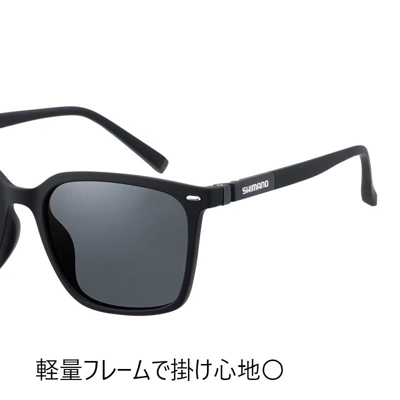 UJ-051Y ウェリントングラス01  マットブラック/スモーク