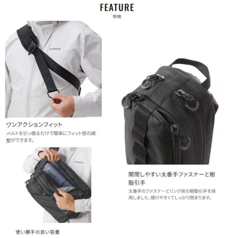 BS-025T スリングショルダーバッグ M ブラックカモ
