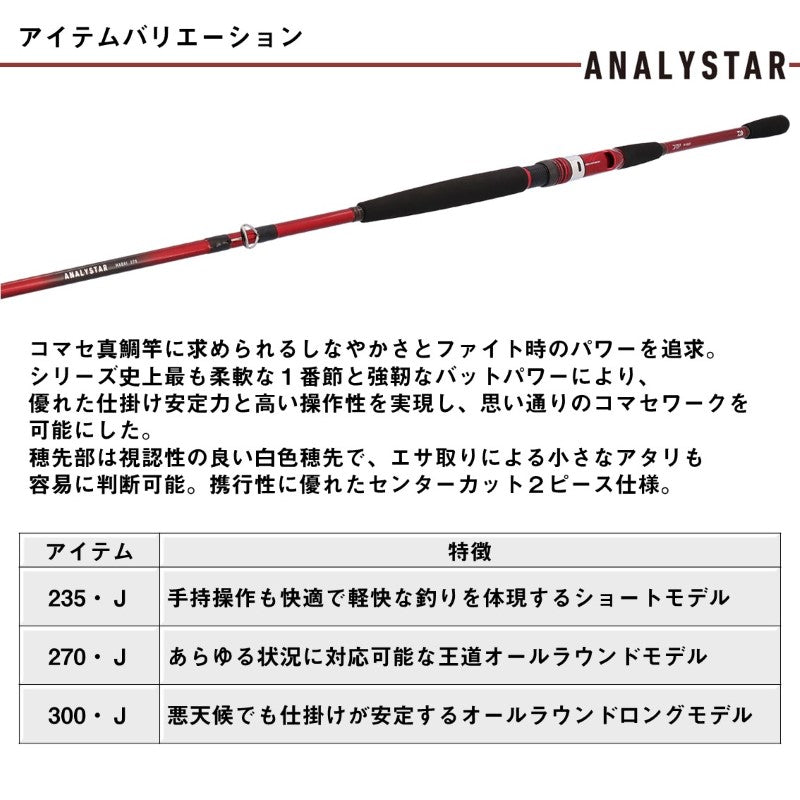 25アナリスター真鯛 270 – つり具のBunBun.com