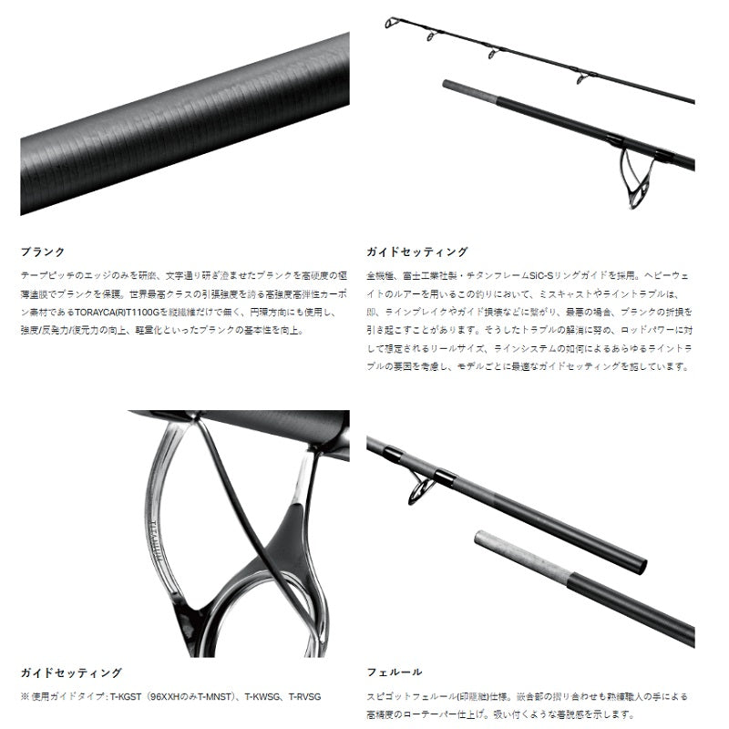 【美品】ラグゼ アークフレックス RS S96XXH ラグゼ アークフレックスRS S96XXH 【大型商品】 – つり具のBunBun.com